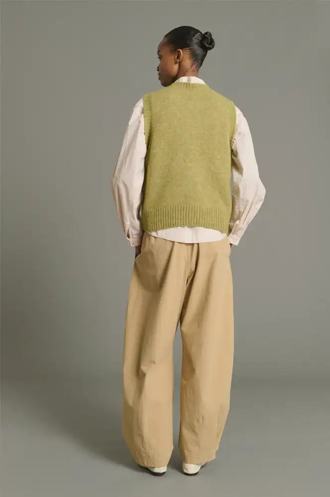 Soeur Namaste Sage Wool Vest