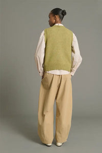 Soeur Namaste Sage Wool Vest