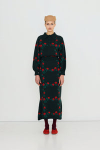 The Tiny Big Sister Roses Polo Sweater