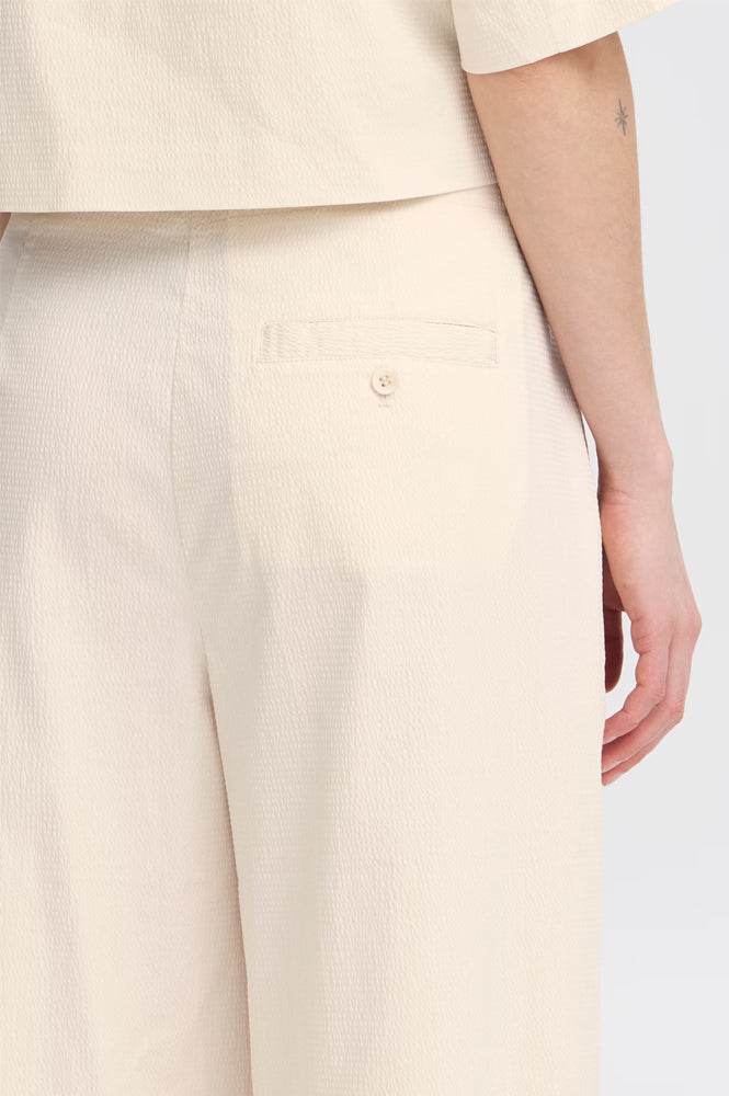 ICHI Wallis Birch Barrel Leg Trousers - The Mercantile London