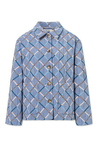 Nué Notes Presley Harlequin Blue Jacket - The Mercantile London