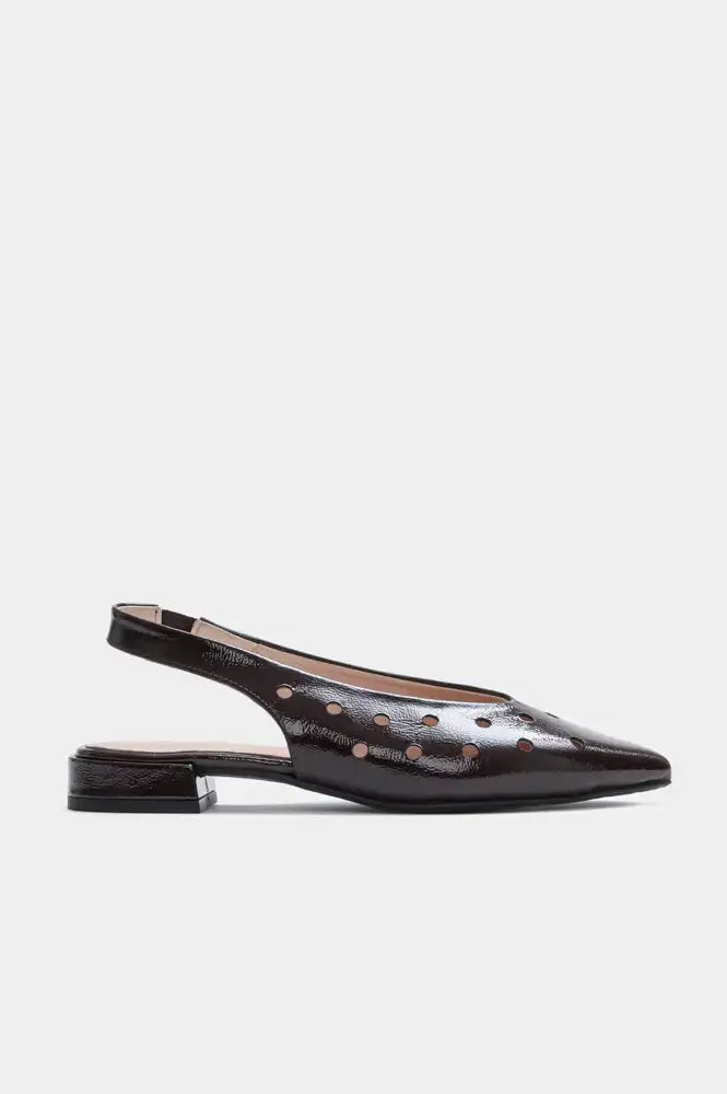 Bukela Cara Naplak Espresso Slingback Sandals - The Mercantile London