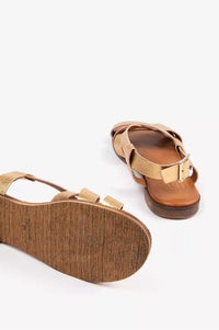 Penelope Chilvers Buttercup Gold Sandals - The Mercantile London