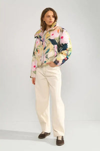 Numph Dagmar Pink Lady Puffer Jacket