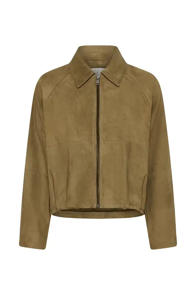 My Essential Wardrobe Petra Capers Suede Jacket - The Mercantile London