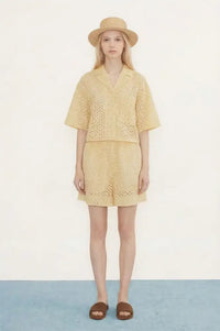 The Tiny Big Sister Yellow Shorts - The Mercantile London