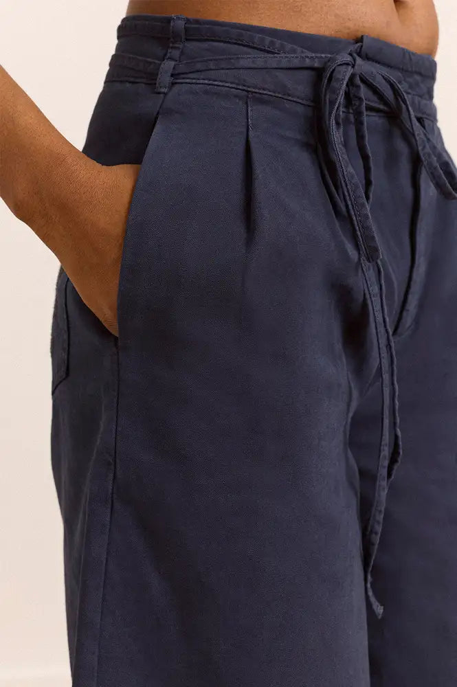 Damson Madder Lotta Antiqued Navy Culottes