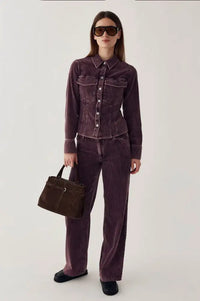 Noella Melo Winter Blood Wash Corduroy Trousers