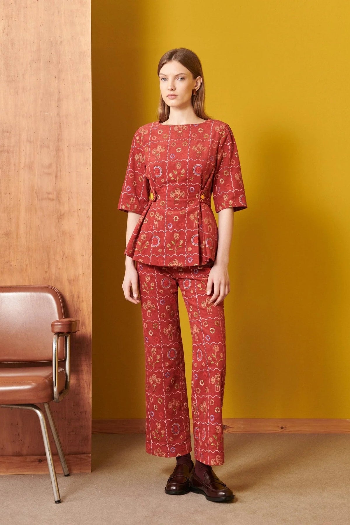 Celia B Sunset Red Top