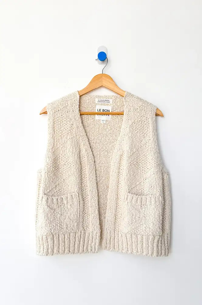 Le Bon Shoppe Papa Naturel Knitted Vest - The Mercantile London