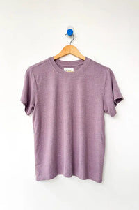 Le Bon Shoppe Bo Linen Blend Lavender Tee