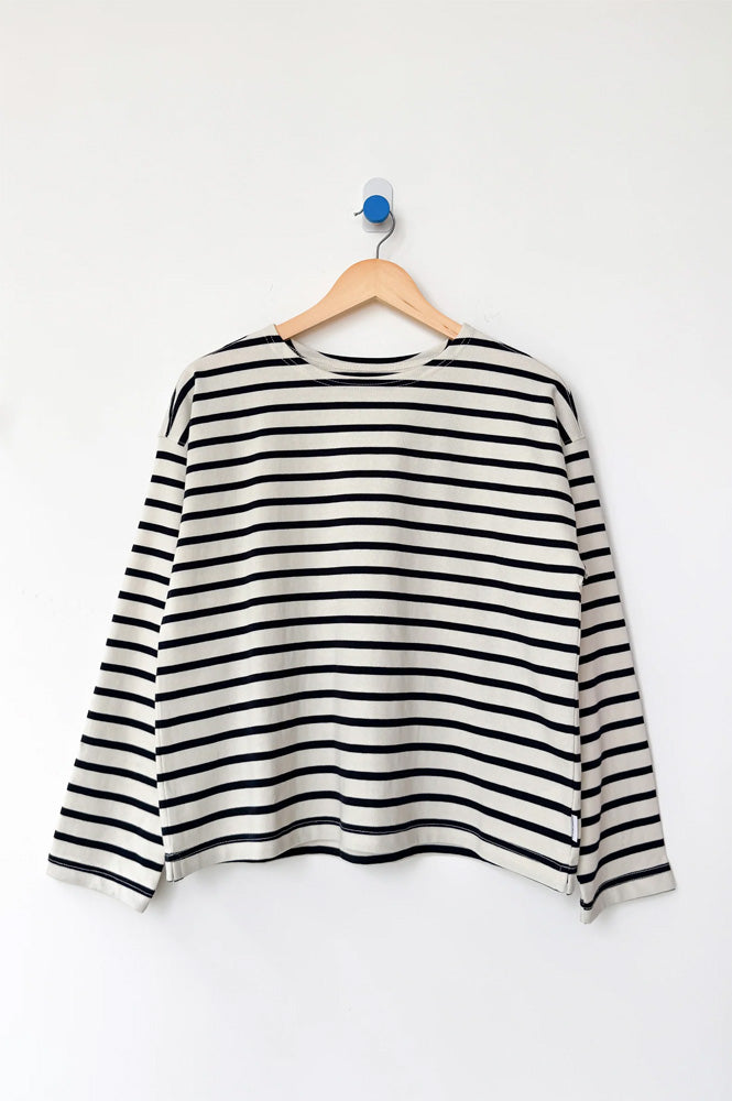 Le Bon Shoppe Navy Stripe Sailor Top