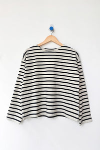 Le Bon Shoppe Navy Stripe Sailor Top
