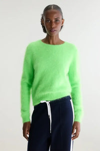 Bellerose Datti Vegas Green Angora-Blend Jumper