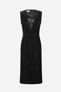 Baum Und Pferdgarten Ajka Black Velvet Dress - The Mercantile London