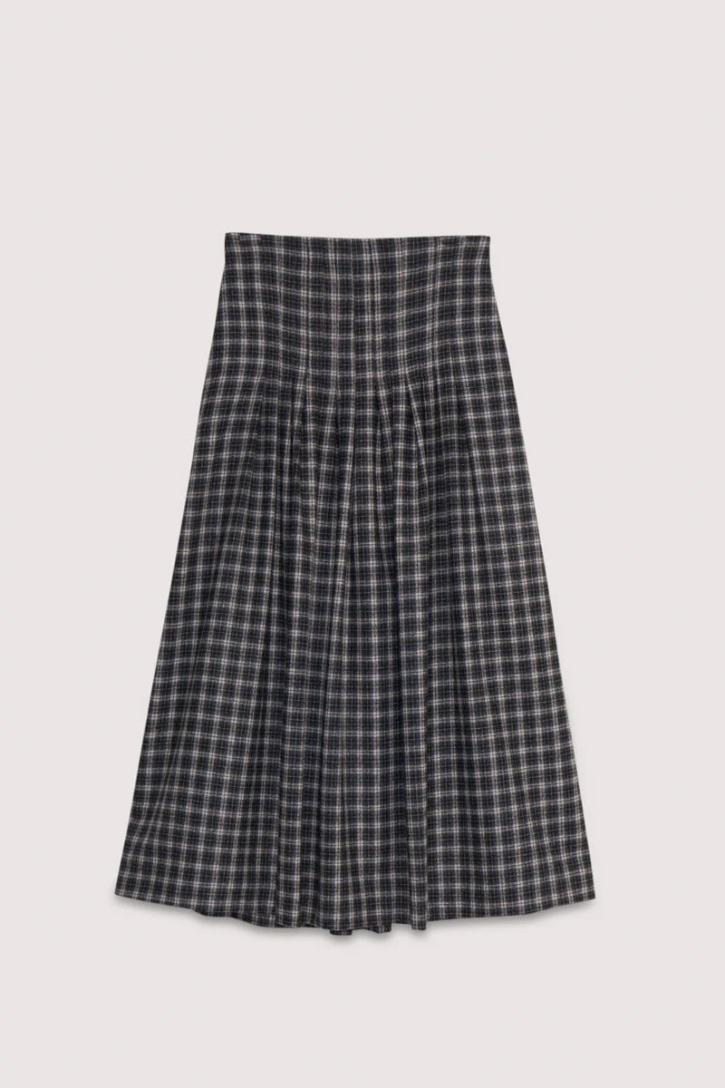 The New Society Dione Checked Skirt - The Mercantile London