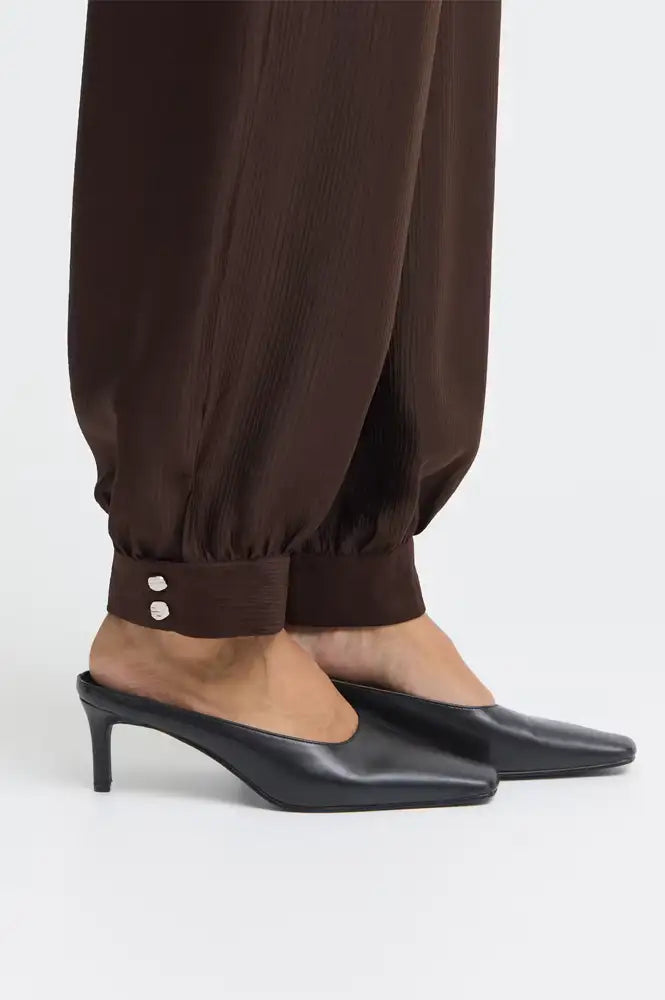 Fransa Kimmy Molé Brown Trousers - The Mercantile London
