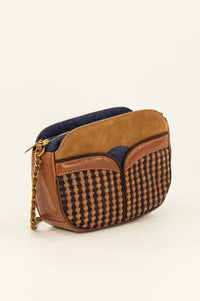 Sessùn Divine Blue Clay Leather Braided Bag