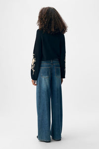 Object Rosie Tie Blue Denim Jeans - The Mercantile London