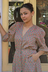 Zen Ethic Lily Opio Green Dress - The Mercantile London