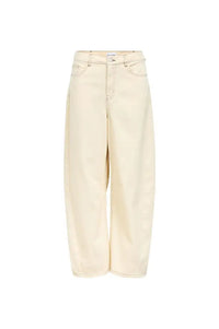 Object Mio Andrea Birch Barrel Leg Jeans - The Mercantile London