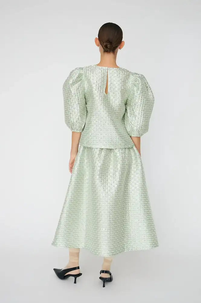 Stella Nova Mint Tea Bubble Blouse