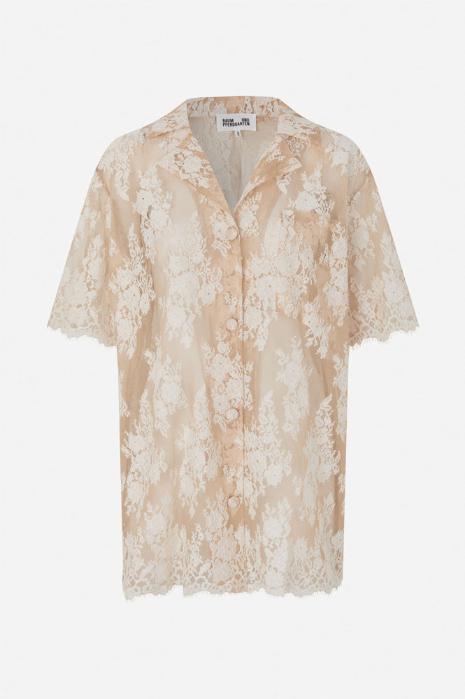 Baum Und Pferdgarten Mannica Frappe Lace Shirt - The Mercantile London