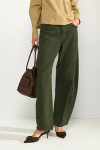 Numph Amsterdam Forest Night Barrel Leg Jeans