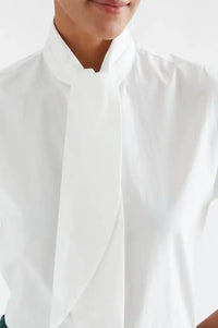 Compania Fantastica White Tie Detail Shirt