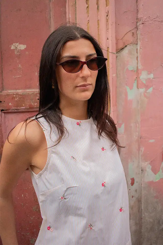 Eco Shades Dahl Red Sunglasses - The Mercantile London