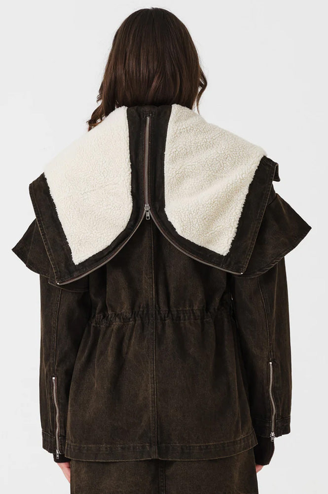 Seventy + Mochi Finn Cacao Denim Jacket - The Mercantile London