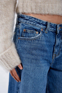 Dr Denim Dace Stream Mid Used Capri Jeans - The Mercantile London