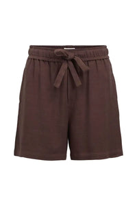 Object Sanne Seal Brown Shorts - The Mercantile London