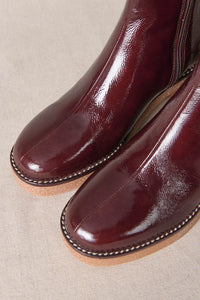 Petite Mendigote Clara Penny Brown Ankle Boots - The Mercantile London