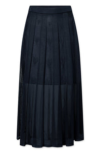 Nué Notes Belgrade Navy Skirt - The Mercantile London