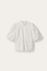 Noella Marilyn White Blouse - The Mercantile London