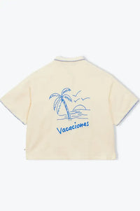 A.P Embroidered Vacation Shirt - The Mercantile London