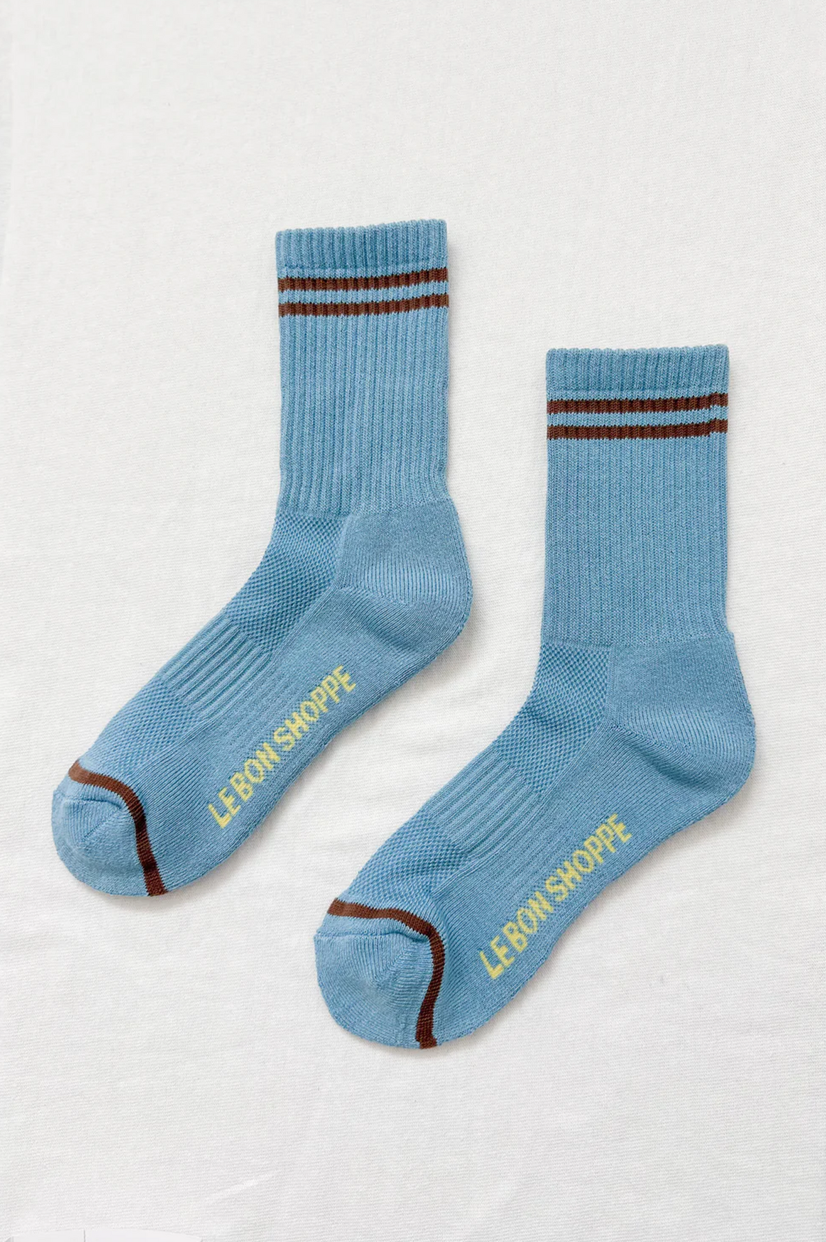 Le Bon Shoppe Boyfriend Powder Blue Socks - The Mercantile London