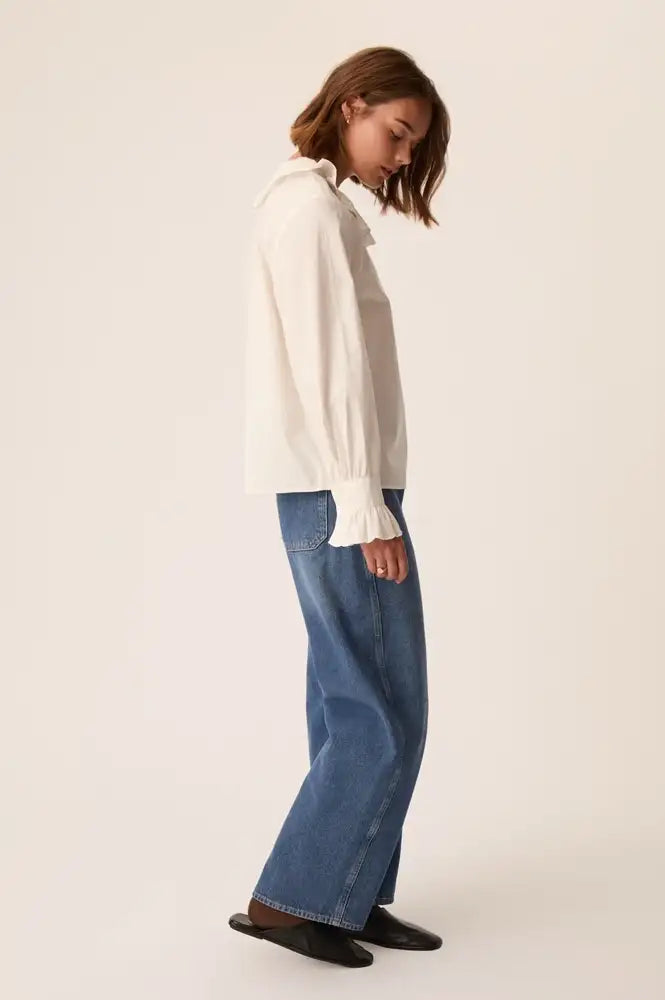 Des Petits Hauts Solinette Ecru Blouse - The Mercantile London