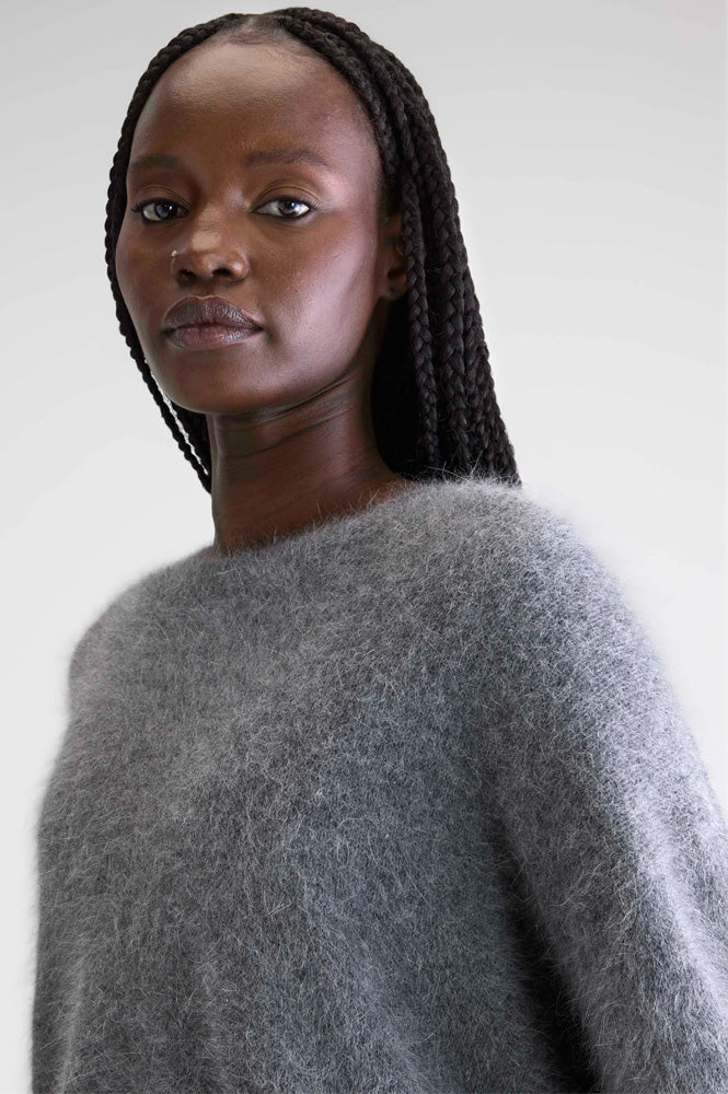 Bellerose Datus Mid Grey Angora Jumper