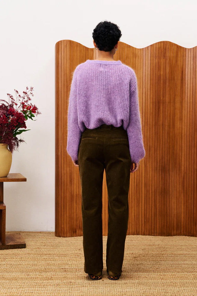 FRNCH Maino Violet Cardigan - The Mercantile London