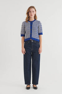 Basic Apparel Minie Sodalite Blue Cardigan - The Mercantile London