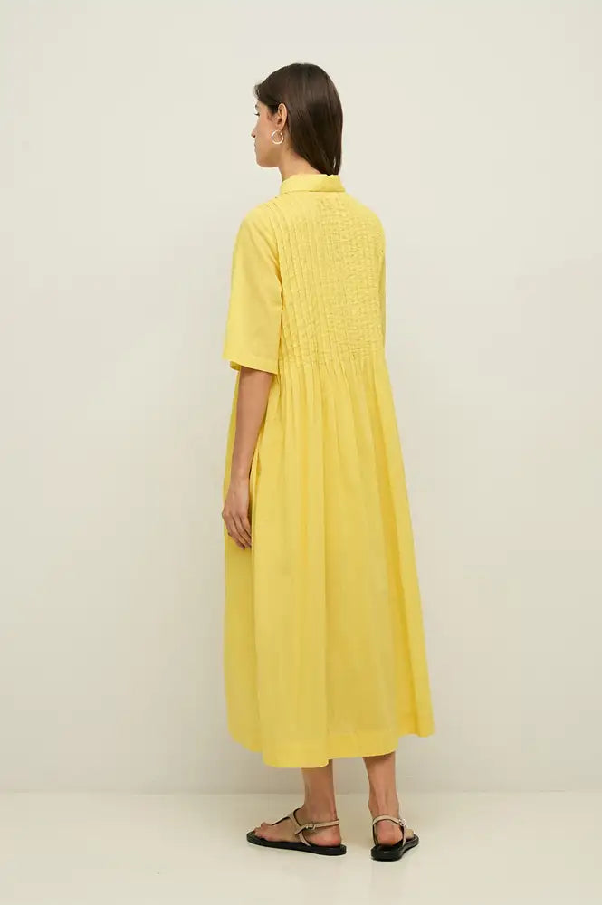 Yerse Chartreuse Yellow Dress - The Mercantile London