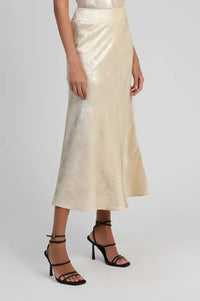 An'ge Janymala Ecru Pearl Skirt - The Mercantile London