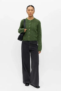 Object Agate Bronze Green Cardigan