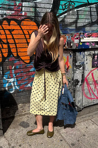 Damson Madder Lilo Butter Spot Mini Dress & Skirt