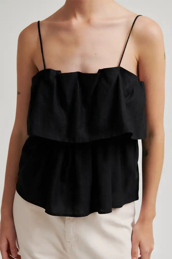 Second Female Aie Black Top - The Mercantile London