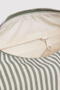Baggu Sage Stripe Meringue Bag