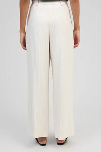 An'ge Patila Beige Striped Trousers - The Mercantile London