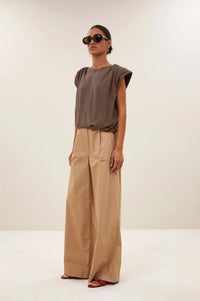 By-Bar Nilou Tannin Stripe Jersey Top - The Mercantile London